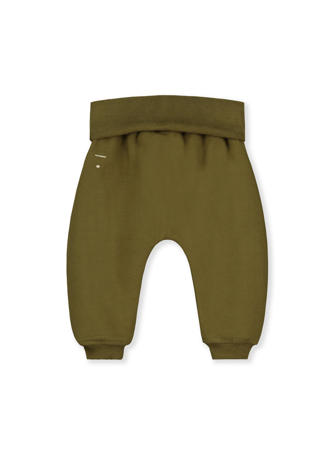 Gray Label | baby folded waist pants | olive green