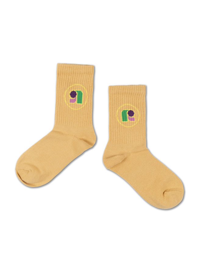 Repose AMS | sporty socks | sand neon logo