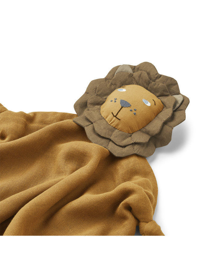 Liewood | agnete cuddle cloth | lion/golden caramel multi mix