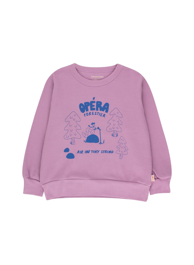 Tinycottons | opera forestier sweatshirt | violet/ultramarine