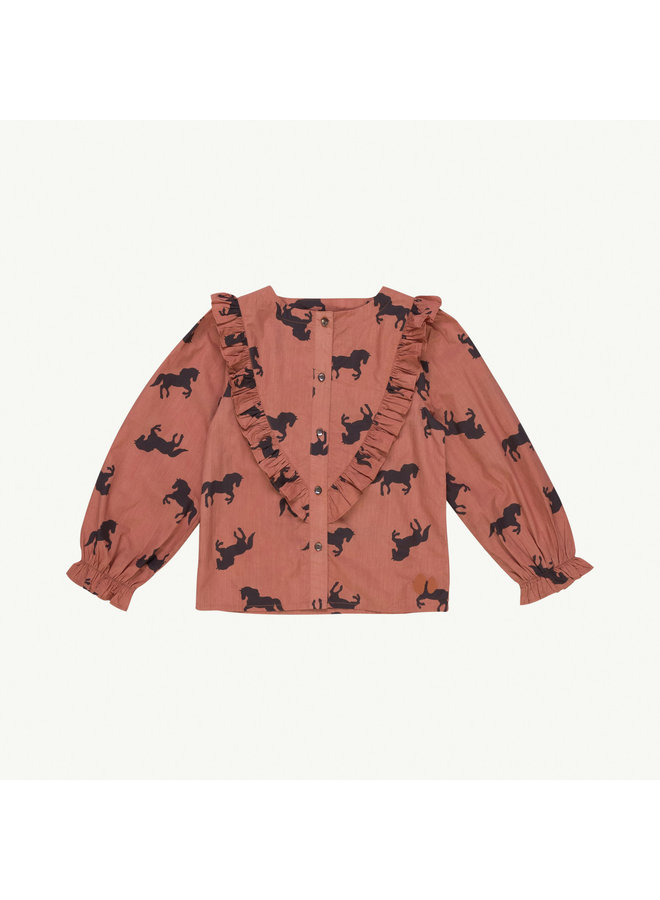 Maed for Mini | happy horse blouse