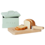 Maileg | miniature bread box with cutting board and knife