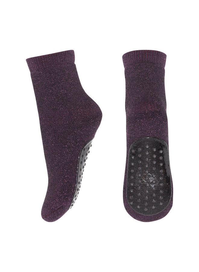 MP Denmark | celina socks with anti-slip | dark purple