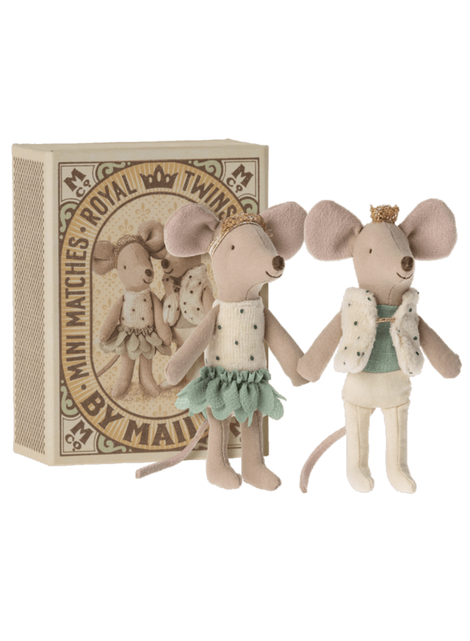 Maileg | royal twins mice | little sister and brother in box