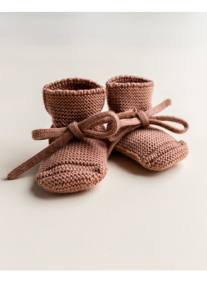 Hvid | booties | terracotta
