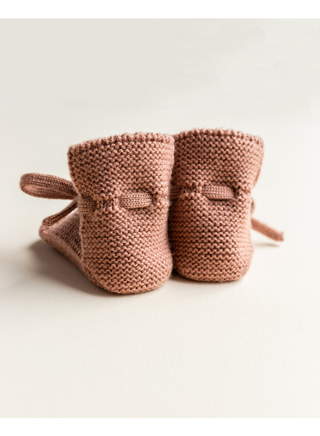 Hvid | booties | terracotta