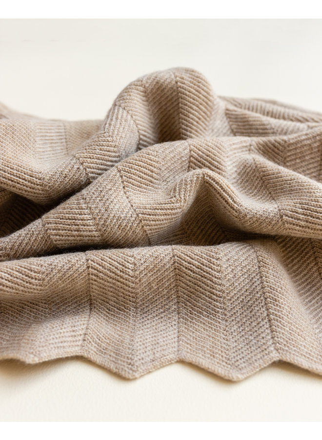 Hvid | blanket freddie | sand