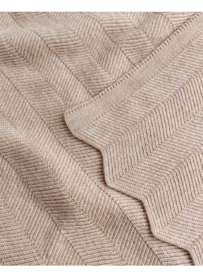 Hvid | blanket freddie | sand