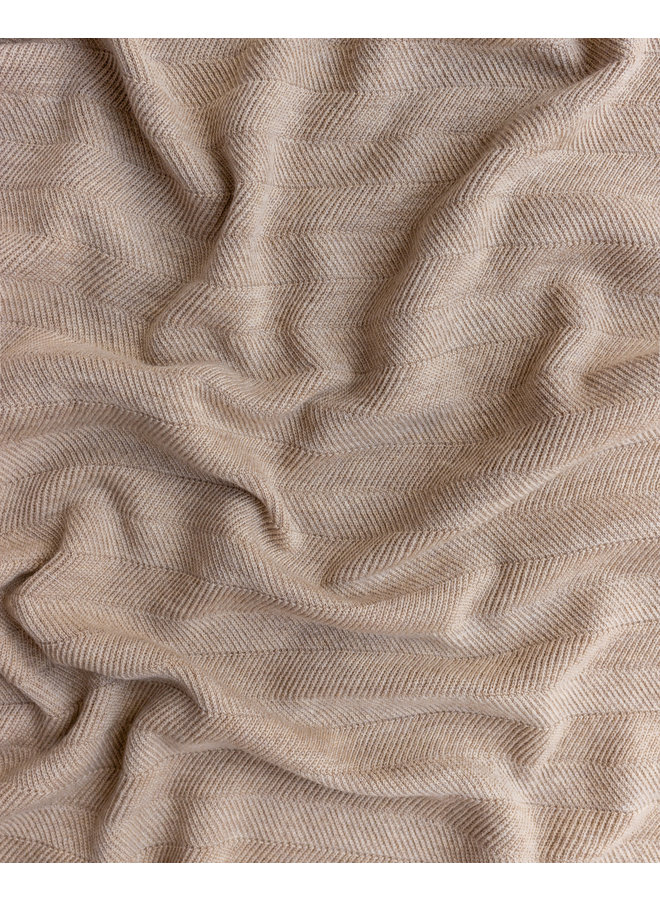 Hvid | blanket freddie | sand