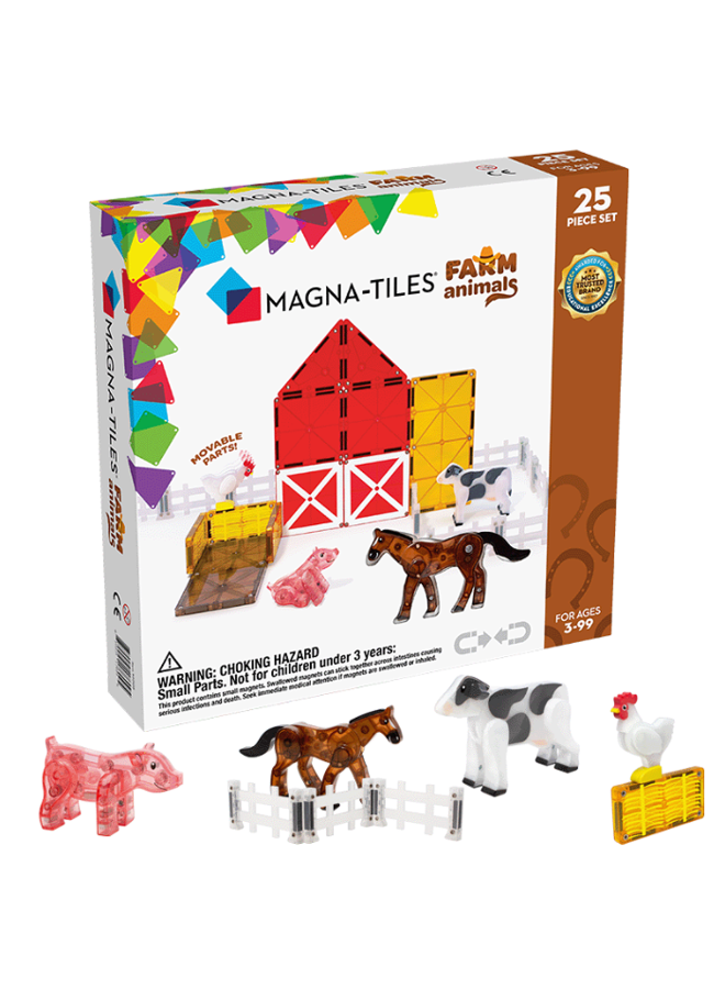 Magna-tiles | farm animals | 25 piece set