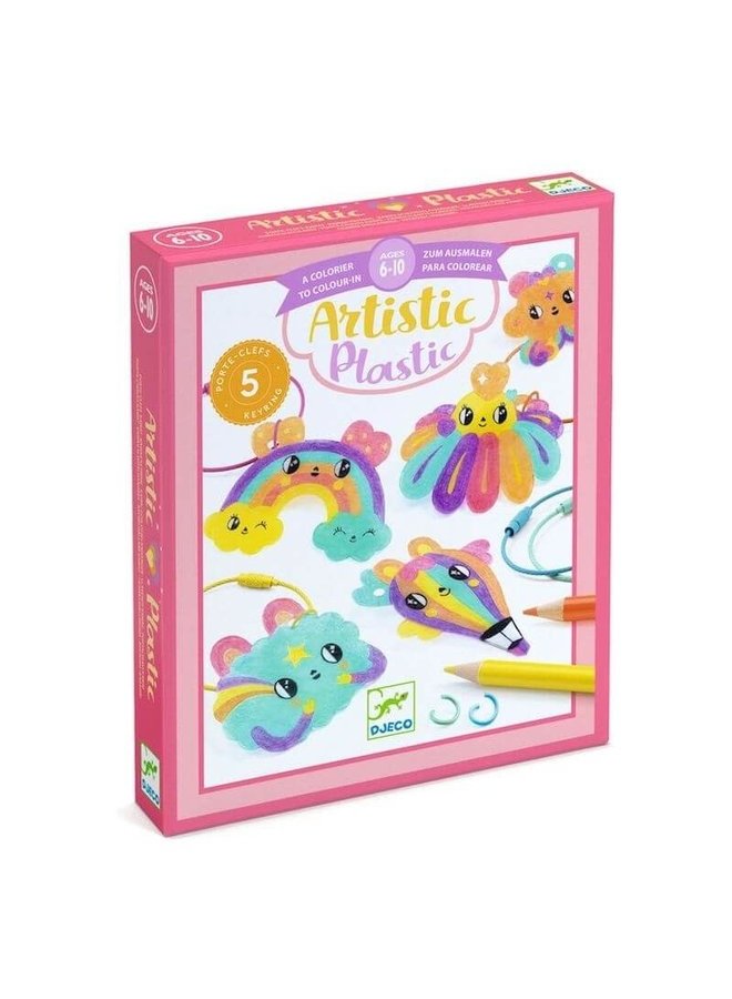 Djeco | krimpfolie sleutelhangers kawaii