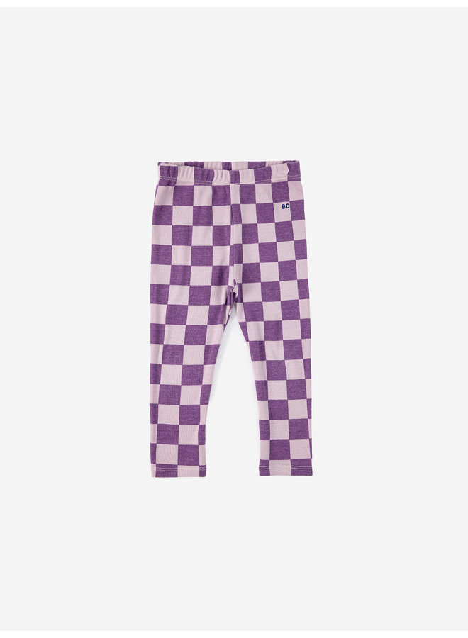 Bobo Choses | checkerboard leggings | paars