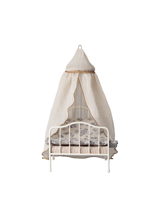 Maileg | miniature bed canopy | cream