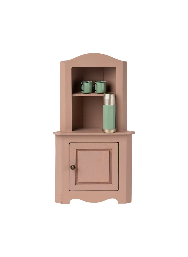 Maileg | miniature corner cabinet | rose