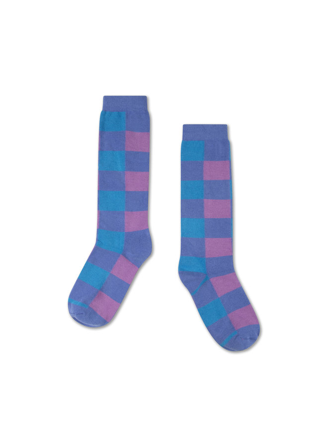 Repose AMS | knee socks | purple bb check