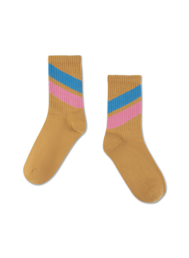Repose AMS | sporty socks | powder stripe