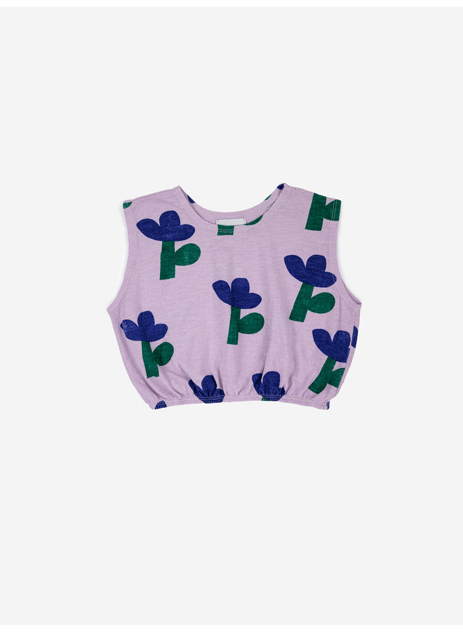 Bobo Choses | sea flower all over tank top | lavender