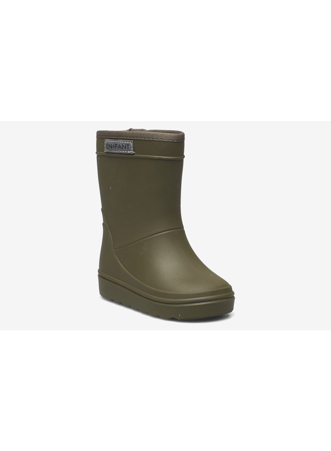 En Fant | rain boots solid | ivy green