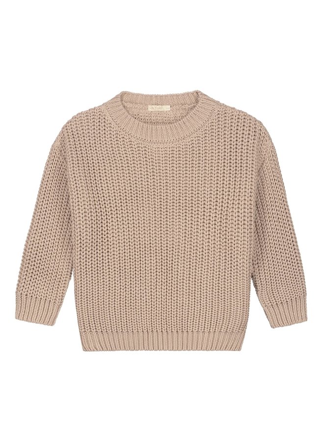 Yuki kidswear | chunky knitted sweater | shell