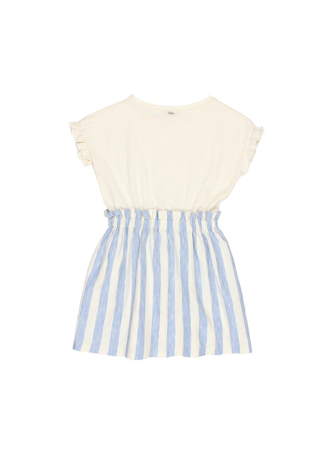 Buho | stripes combi dress | bluette