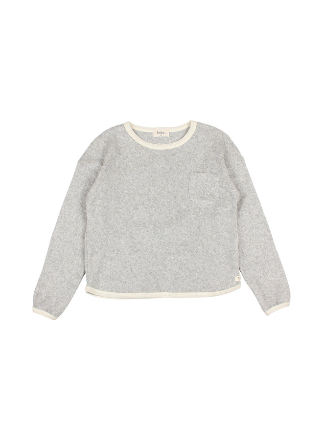 Buho | terry cloth sweatshirt | grey