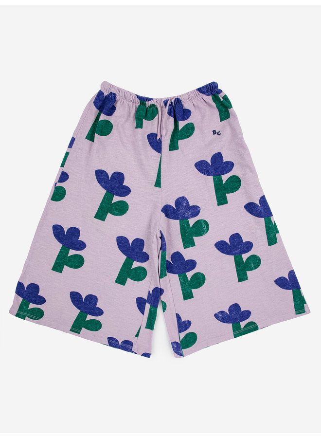 Bobo Choses | sea flower all over culotte pants | lavender