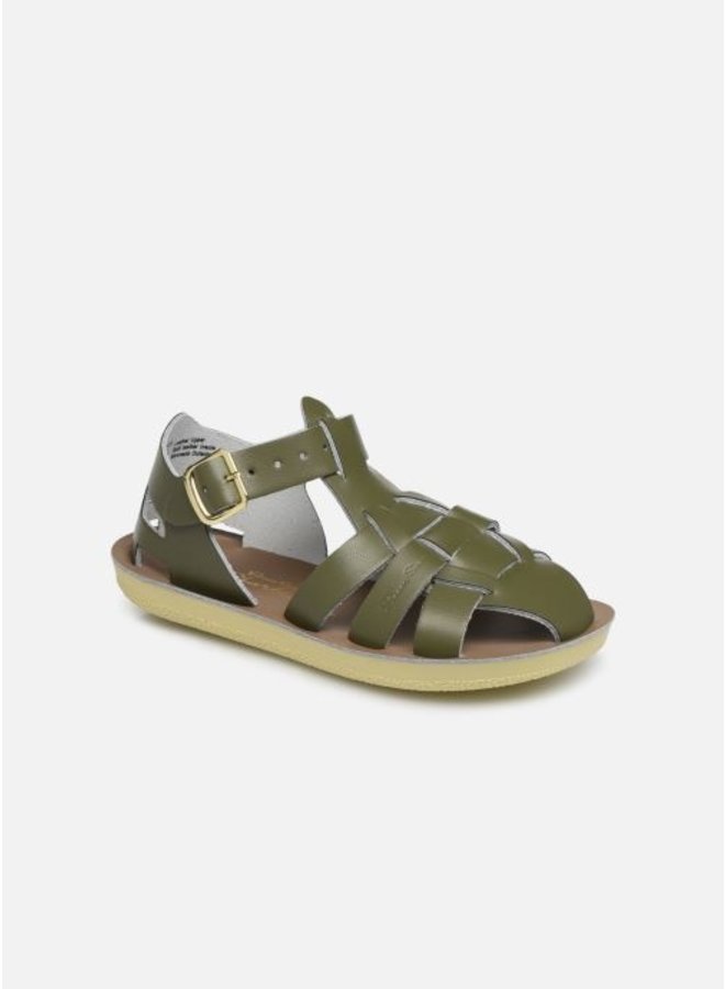 Salt Water Sandals | shark | olive