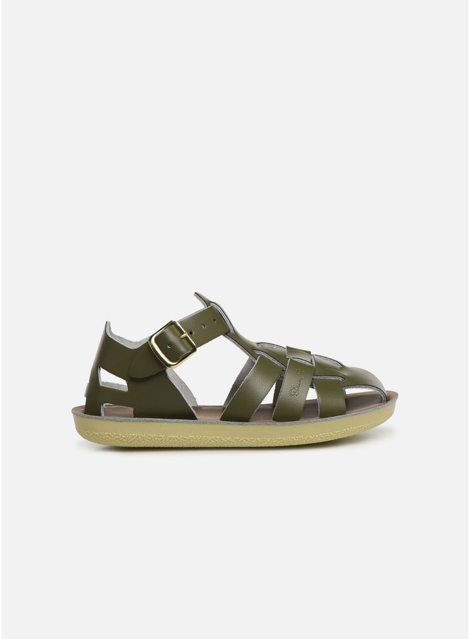 Salt Water Sandals | shark | olive