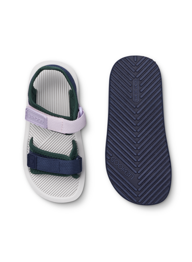 Liewood | monty sandals | misty lilac multi mix