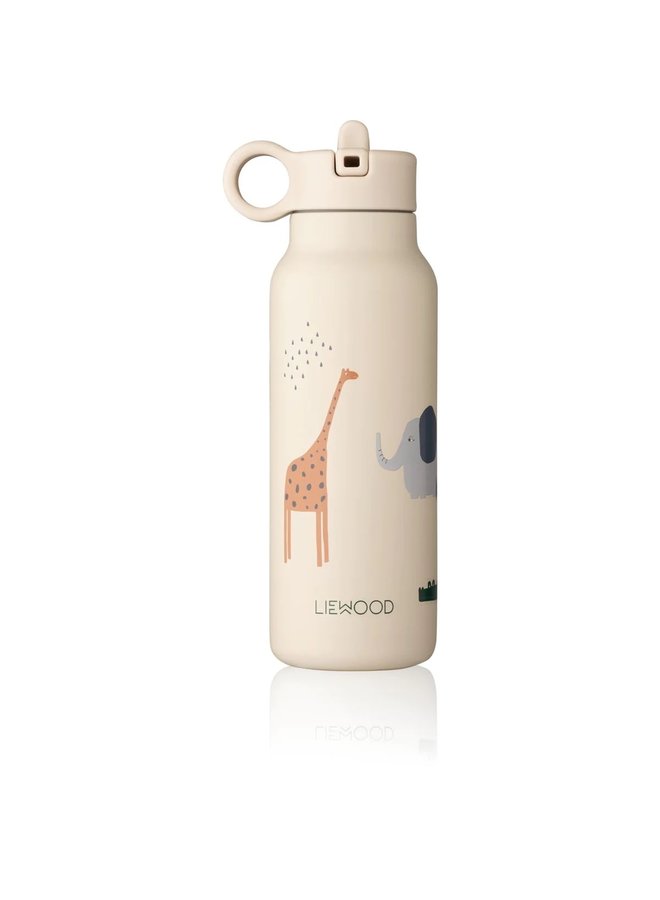Liewood | falk water bottle 350ml | safari sandy mix