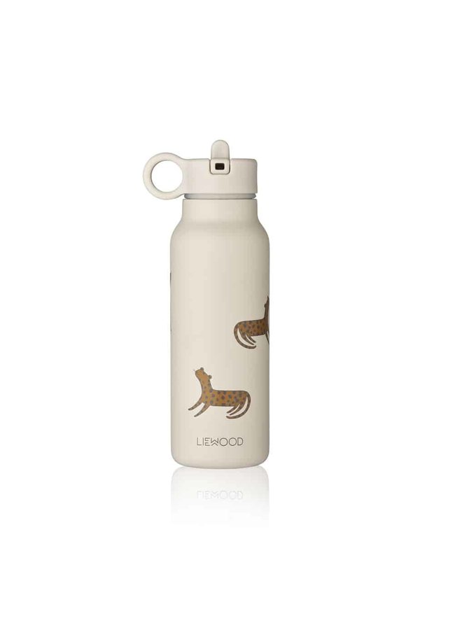 Liewood | falk water bottle 350ml | leopard/sandy