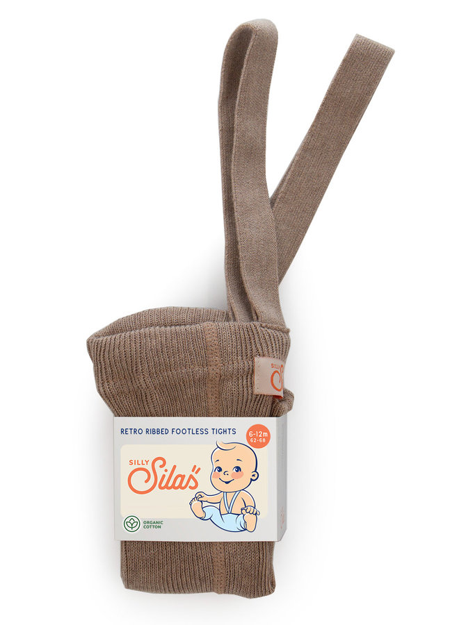 Silly Silas | footless cotton tights | cocoa blend