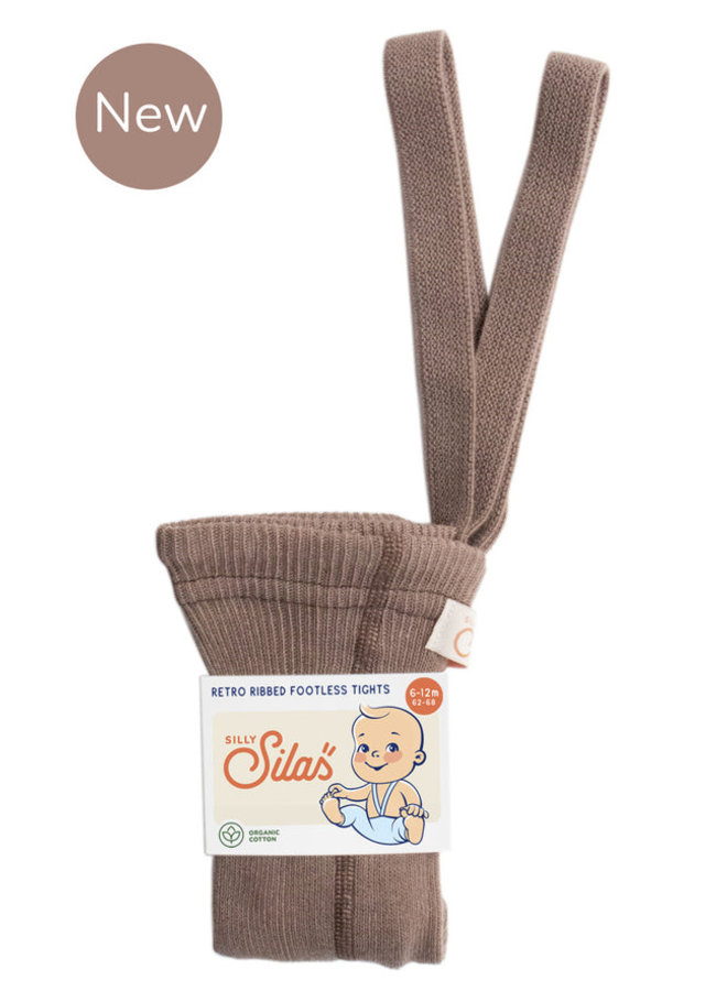 Silly Silas | footless cotton tights | granola