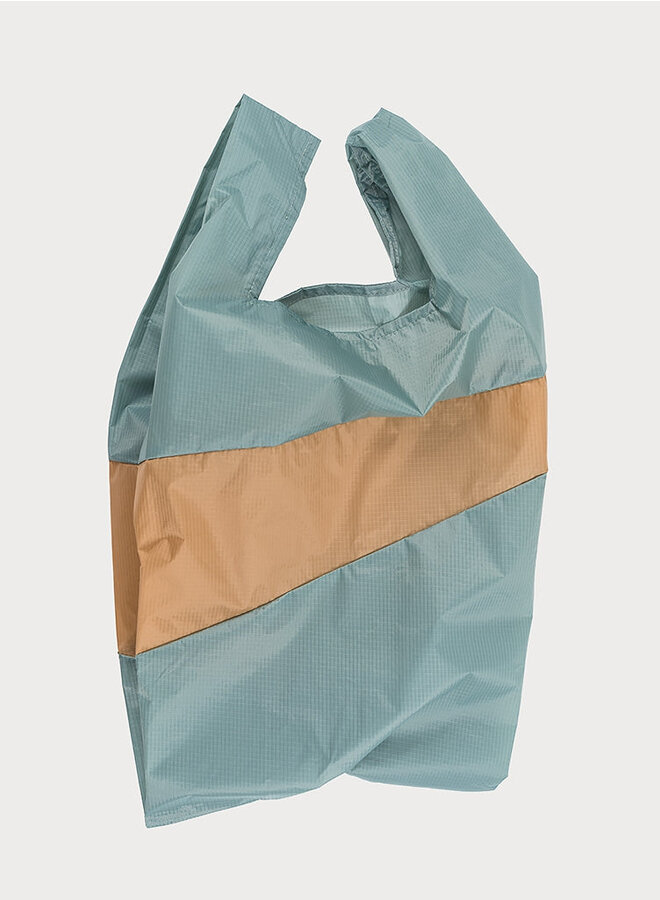 Susan Bijl | shopping bag | grey & camel | medium