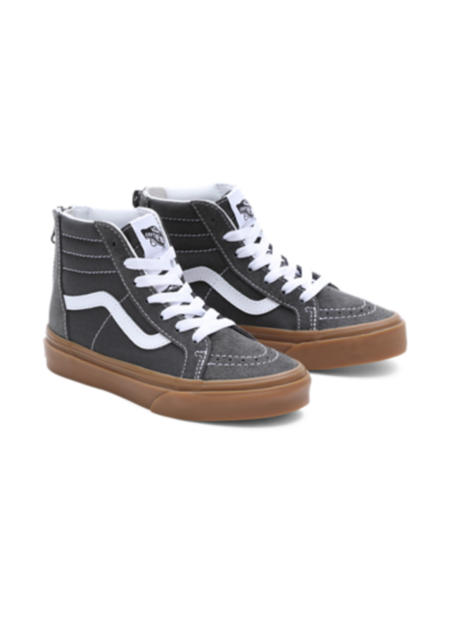 Vans | toddler | sk8-hi zip | gum | grey