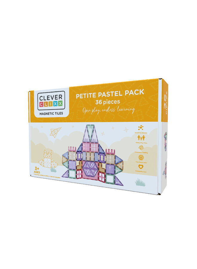 Cleverclixx | petite pack pastel | 36 pieces