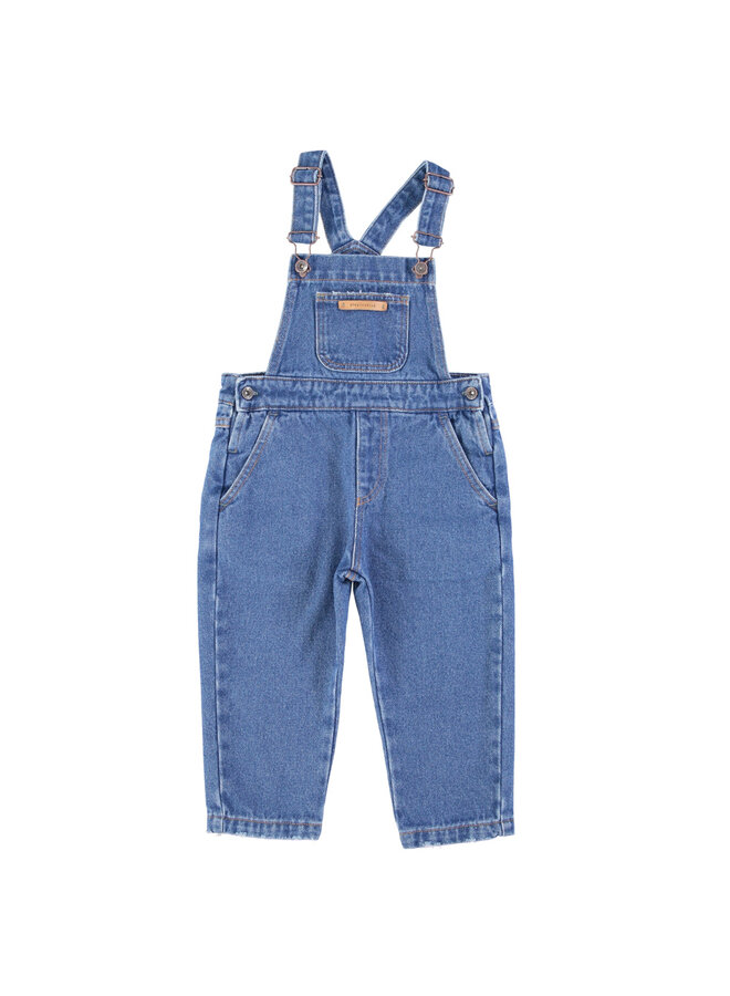 Piupiuchick | dungarees | washed navy denim