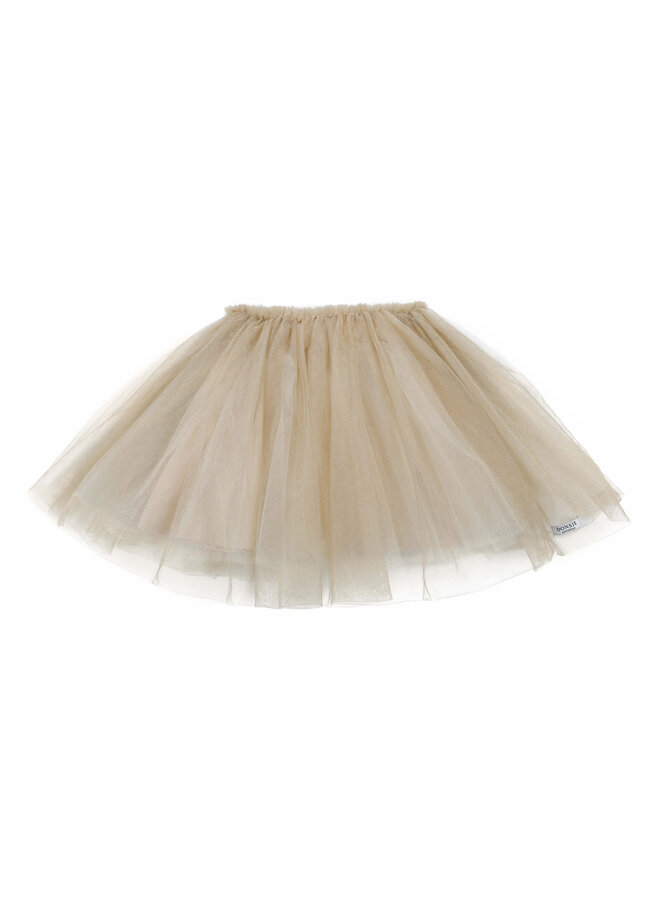 Donsje | pien skirt | soft taupe metallic