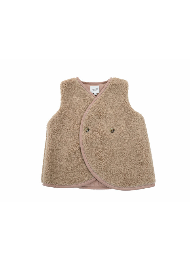 Donsje | monty gilet | hazelnut