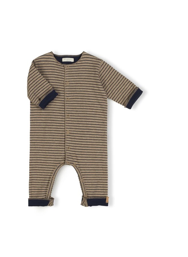 Nixnut | born onesie | night stripe