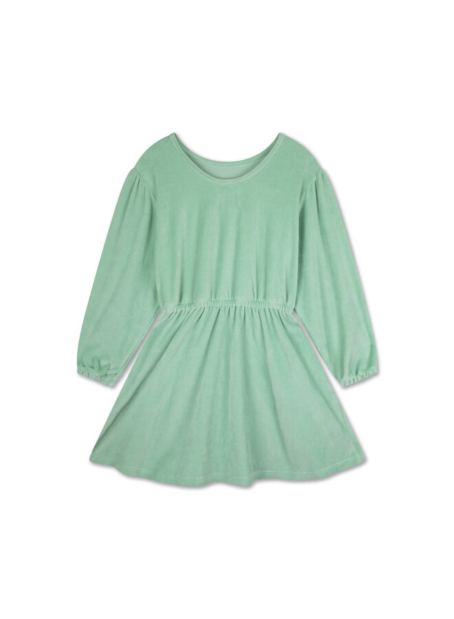 Repose AMS | violet dress | misty green