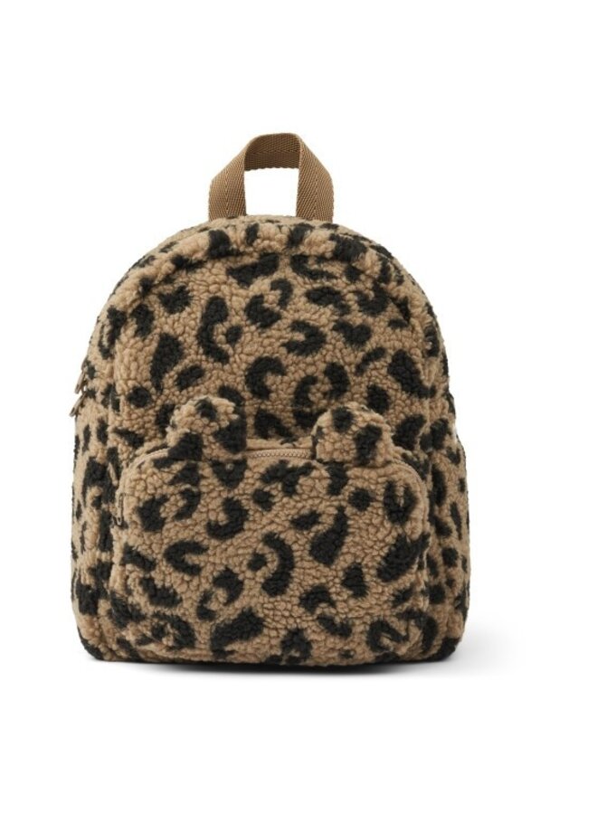 Liewood | allan pile backpack | leo oat / black panther
