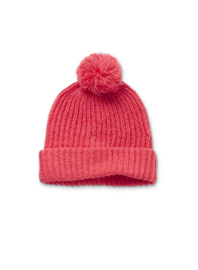 Sproet & Sprout | beanie pompon raspberry pink | raspberry pink