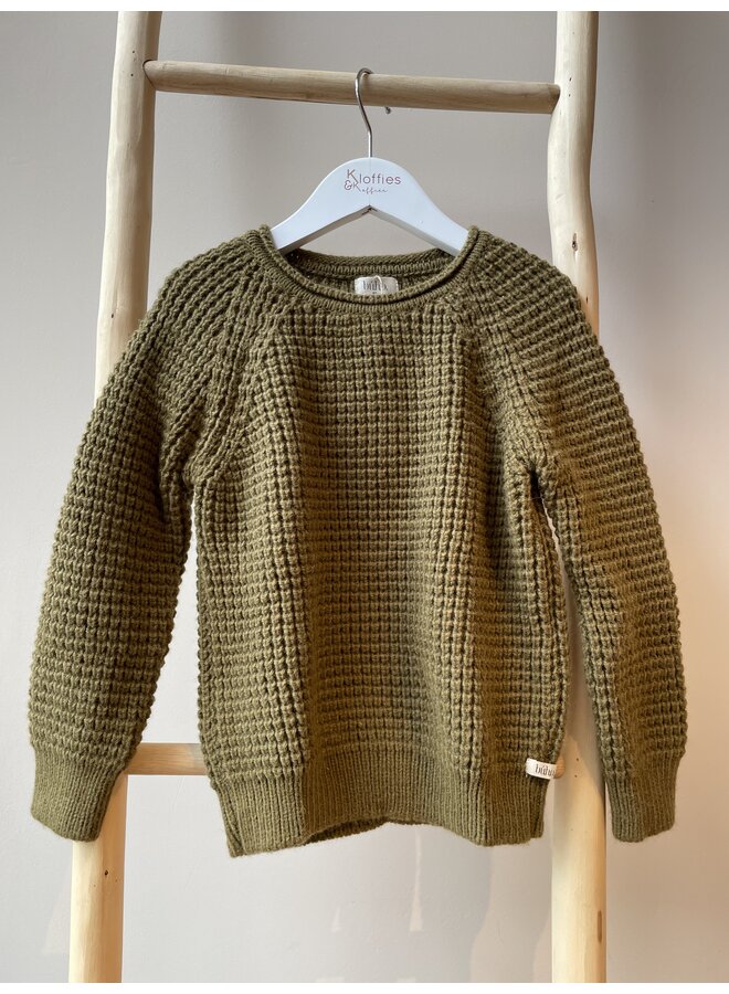 Buho | soft knit jumper | kaki