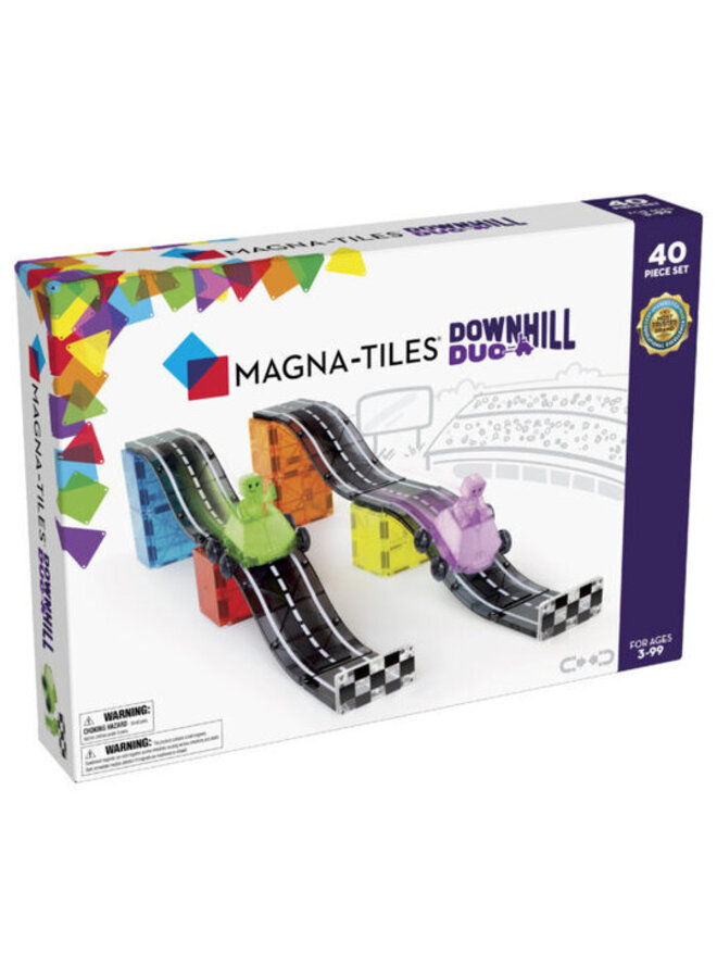 Magna-Tiles | downhill duo | 40 piece set