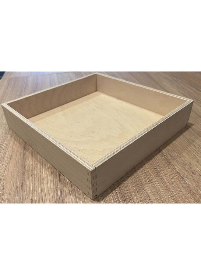 Houten speelbak (25x25x7cm)