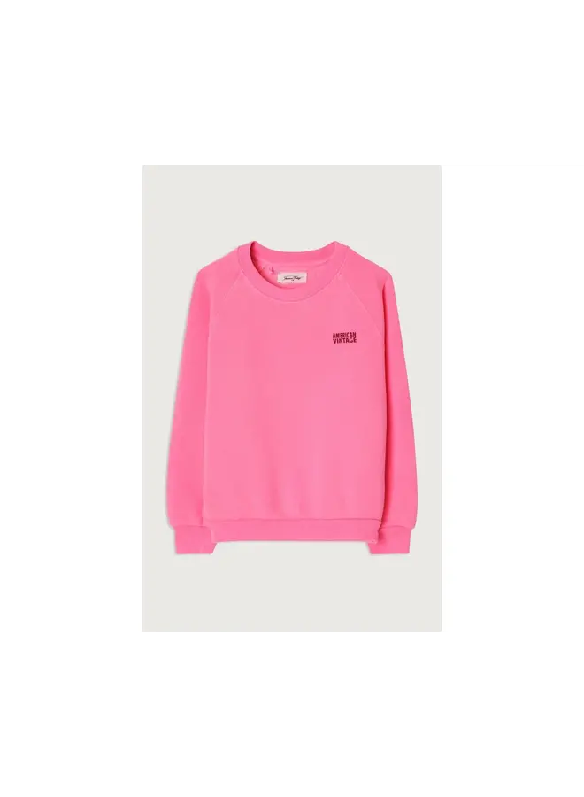 American Vintage | izuburd sweatshirt | rose fluo