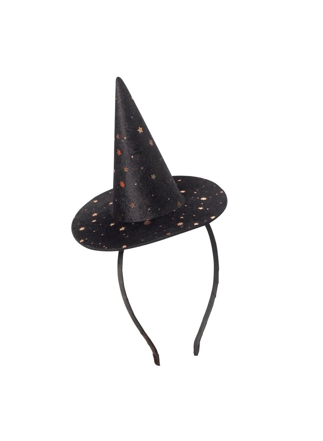 Mimi & Lula | raven starry velvet mini witch hat