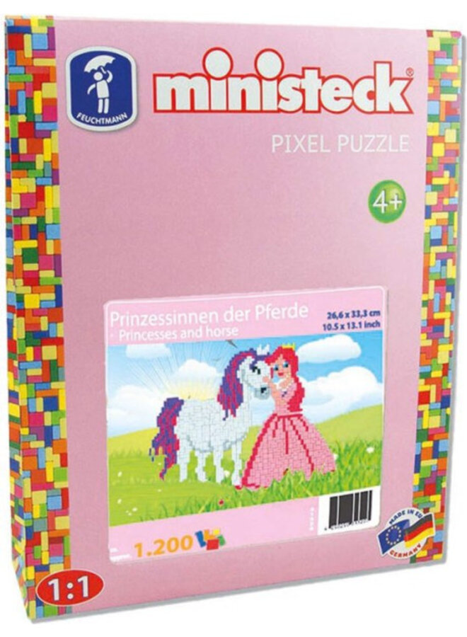 Ministeck | Prinses en paard| XL 1200 pcs