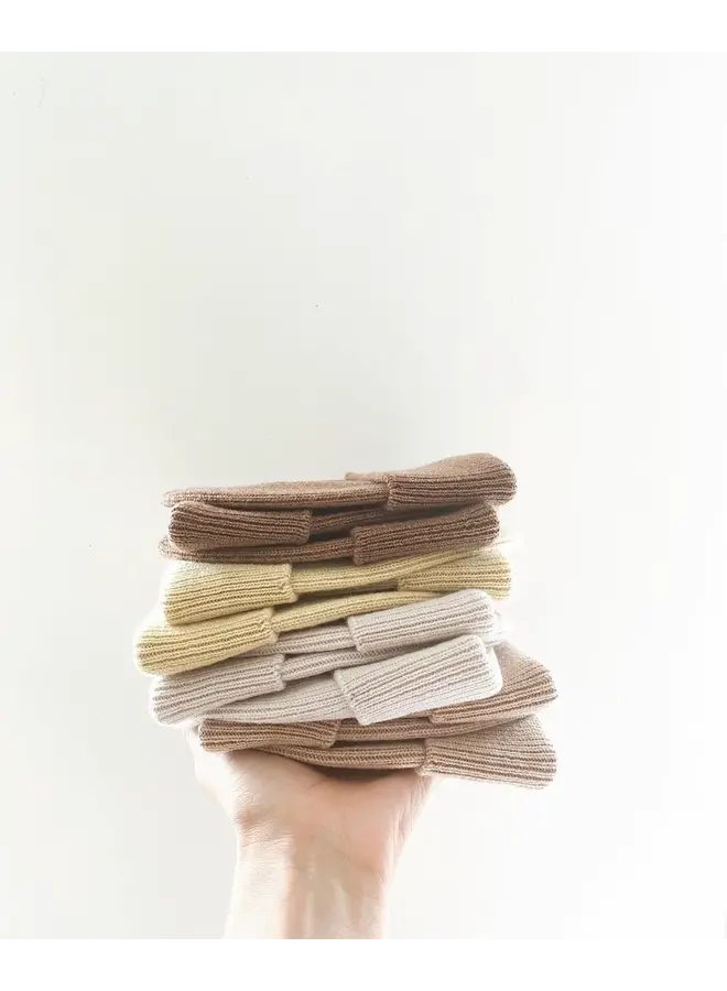 Hvid | beanie fonzie newborn | otter